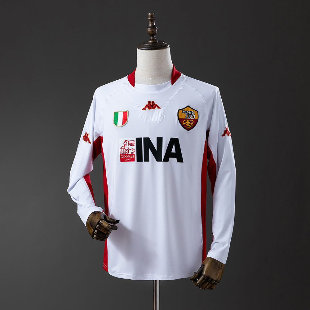 Roma 2001-2002 | Segunda Equipación Manga Larga