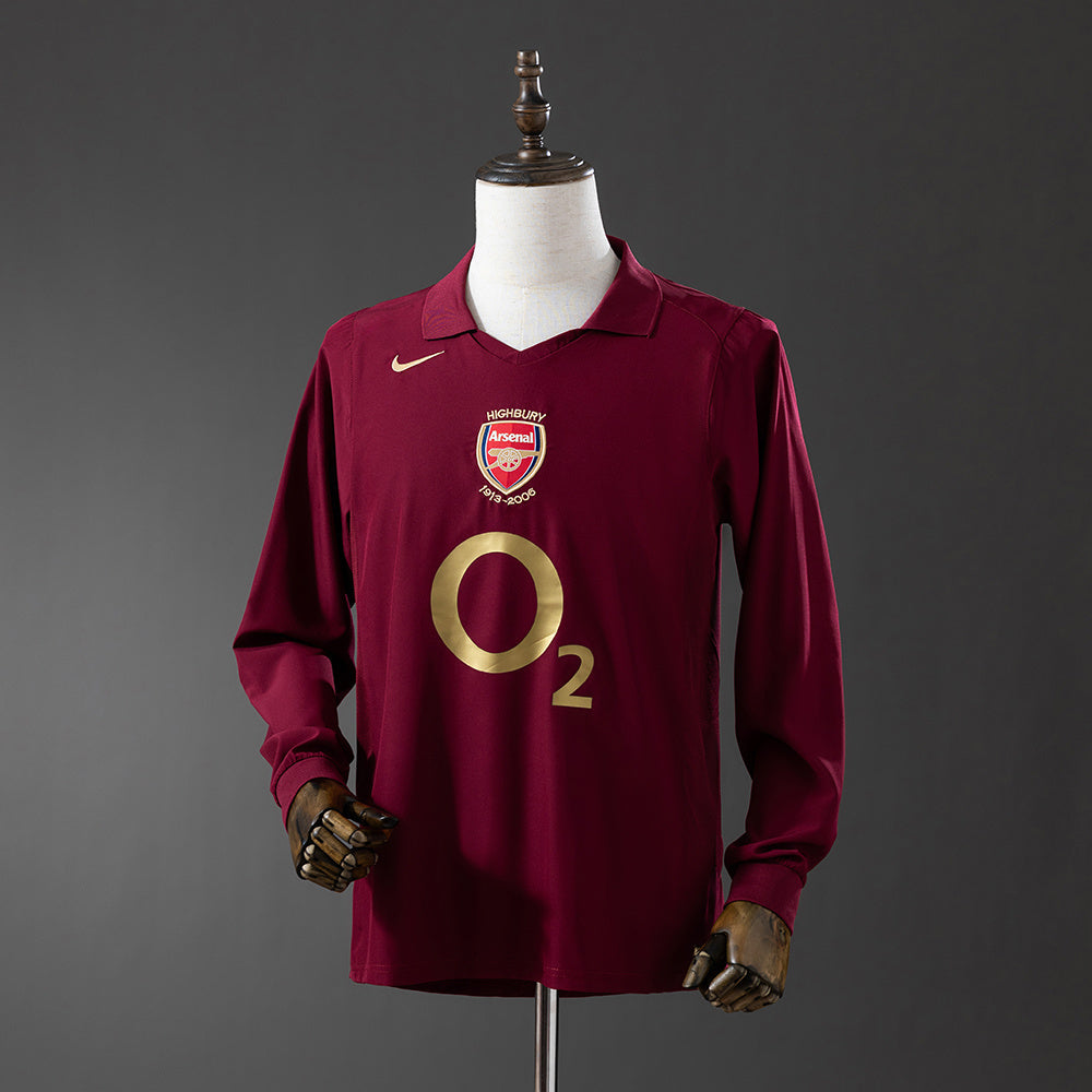 Arsenal 2005-2006 | Primera Equipación Manga Larga