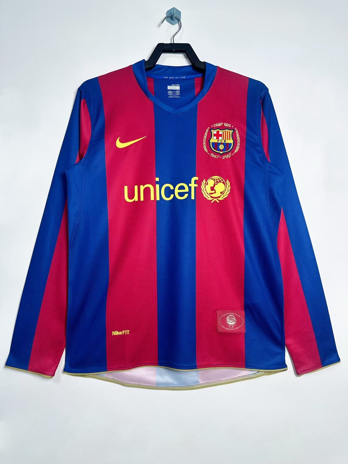 FC Barcelona 2007-2008 | Primera Equipación Manga Larga