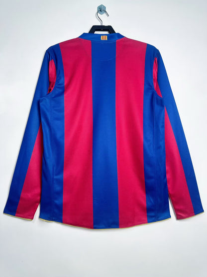 FC Barcelona 2007-2008 | Primera Equipación Manga Larga