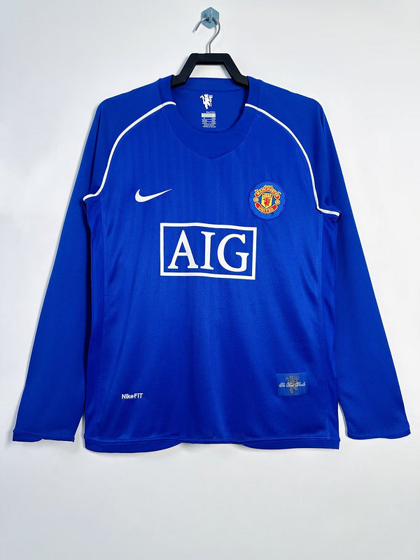 Manchester United FC 07-08 | Portero Azul Manga Larga