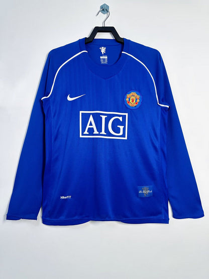 Manchester United FC 07-08 | Portero Azul Manga Larga