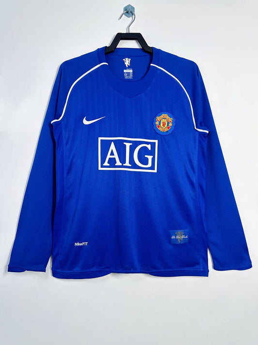 Manchester United FC 07-08 | Portero Azul Manga Larga