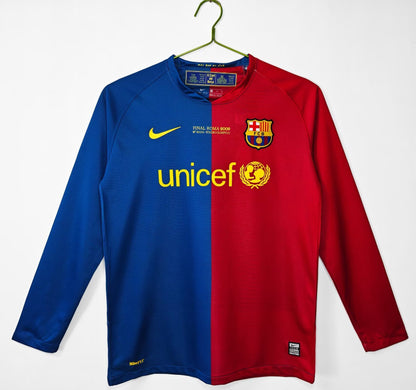 FC Barcelona 2008-2009 | Primera Equipación Manga Larga