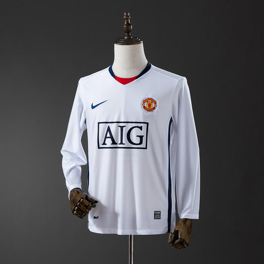 Manchester United FC 08-09| Segunda Equipación Manga Larga