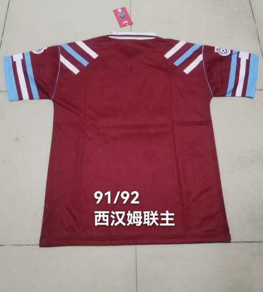 West Ham United FC 91-92 | Primera Equipación