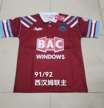 West Ham United FC 91-92 | Primera Equipación