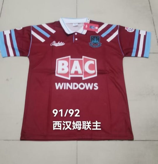 West Ham United FC 91-92 | Primera Equipación