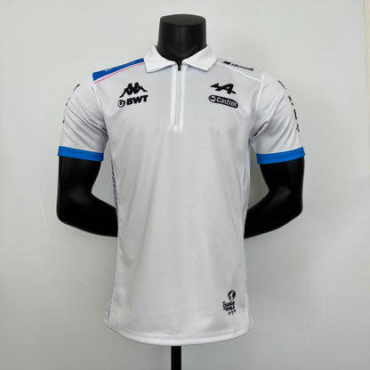 Alpine 2023 Polo Blanco