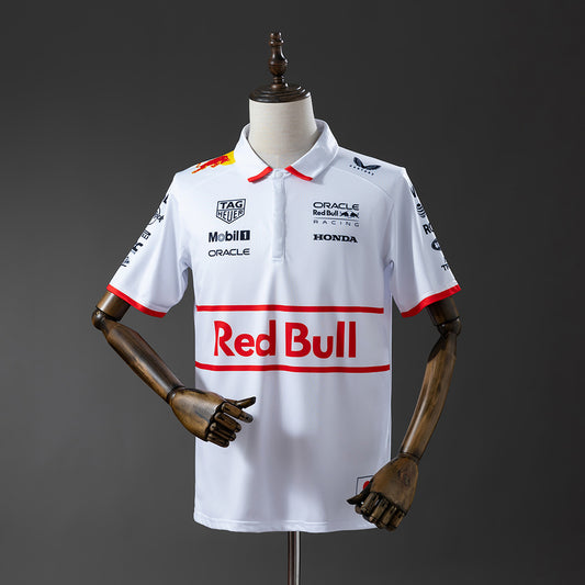 Red Bull 2025 Polo Blanco